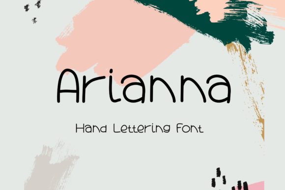 Arianna Font for Handmade Creations