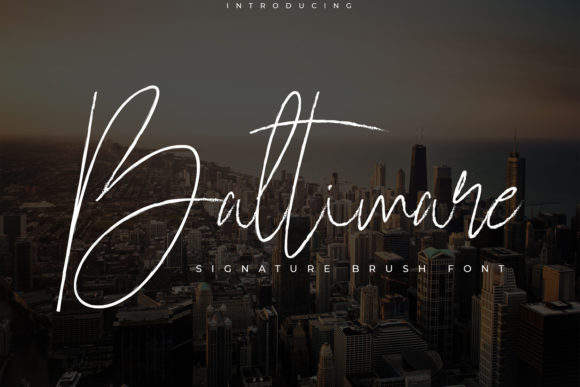 Baltimare: A Handwritten Font for Elegant Editorial Design