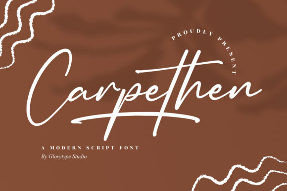Carpethen: A Modern Script Font for Creative Branding
