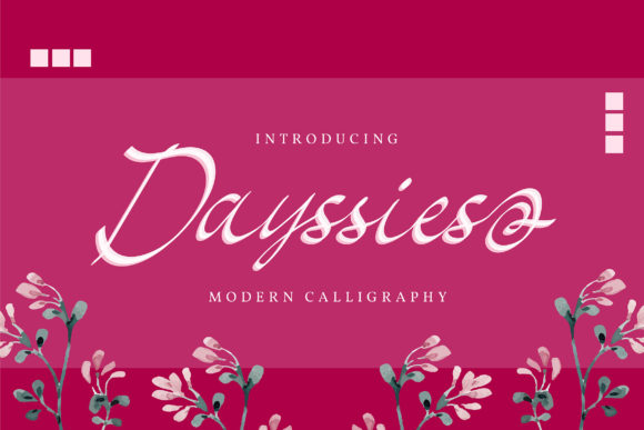 Dayssies: A Stylish Script Font for Web Design