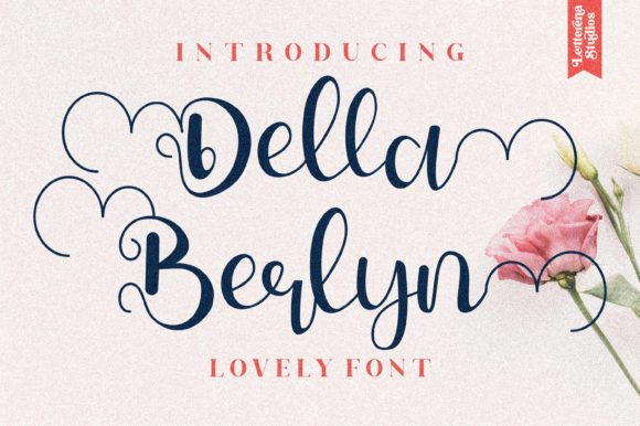 Della Berlyn: A Sweet Script Font for Branding Projects