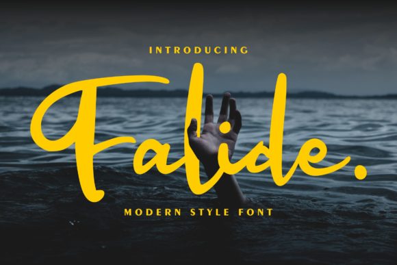 Falide Font for a Polished Brand Look