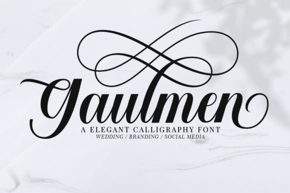 Gaulmen Script Font for Web Design