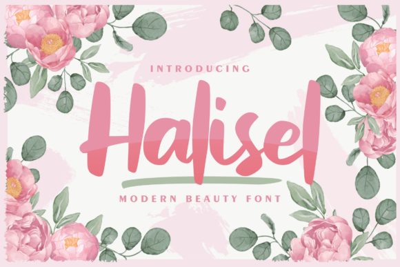 Halisel Font for Branding Projects