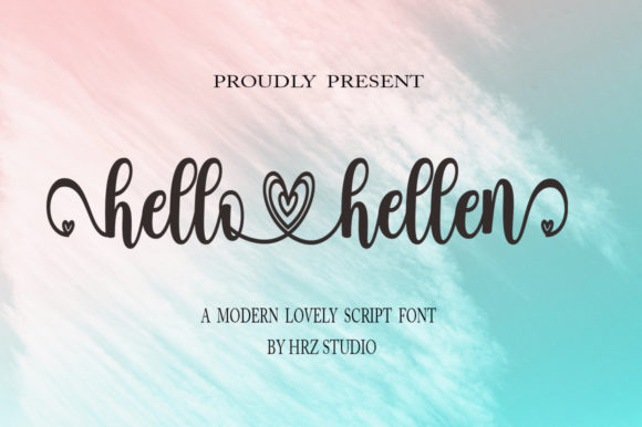 Hello Hellen: A Stylish Font for Small Business Branding