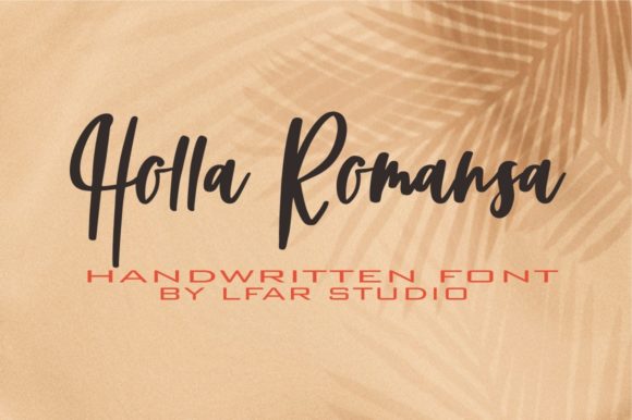 Holla Romansa Font for Modern Web Design