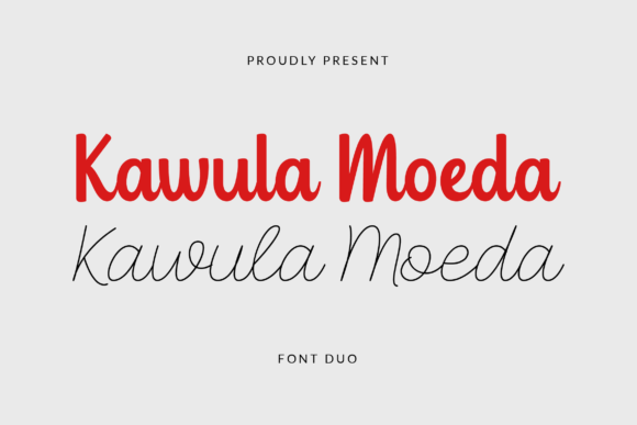 Kawula Moeda: A Graceful Script Font for Branding