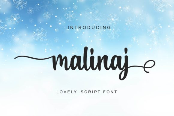 Malinaj: A Handwritten Font That Elevates Campaign Creativity