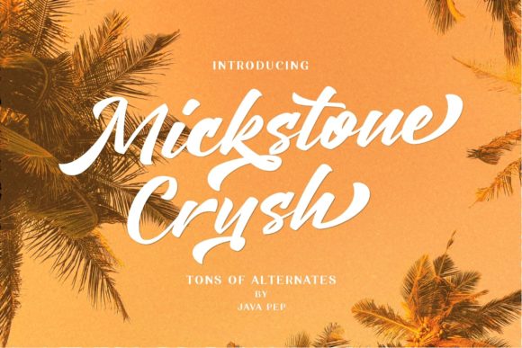 Mickstone Crush Font for Campaign Creatives