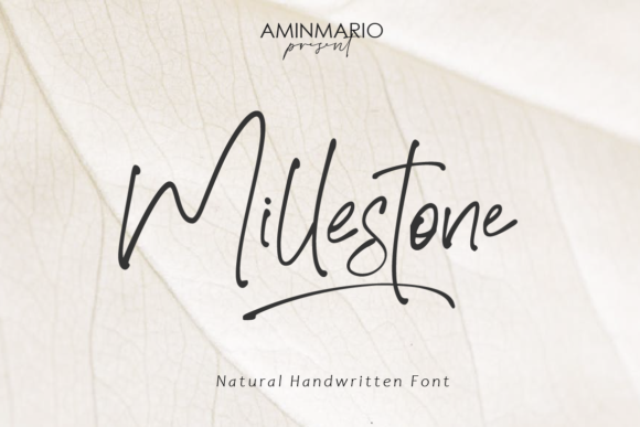 Millestone: A Handwritten Font for Creative Makers