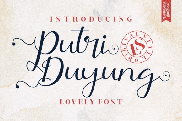 Putri Duyung: A Timeless Script Font for Branding Projects