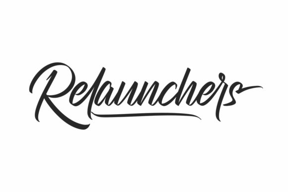 Relaunchers: A Gentle Script Font for Editorial Design