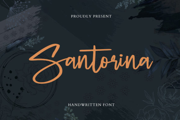 Santorina Font for Branding Projects