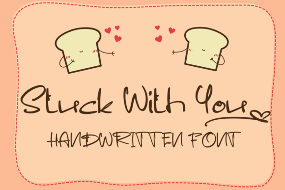 Stuck with You Font for Editorial Design