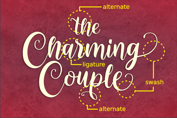 The Charming Couple Font for Editorial Design