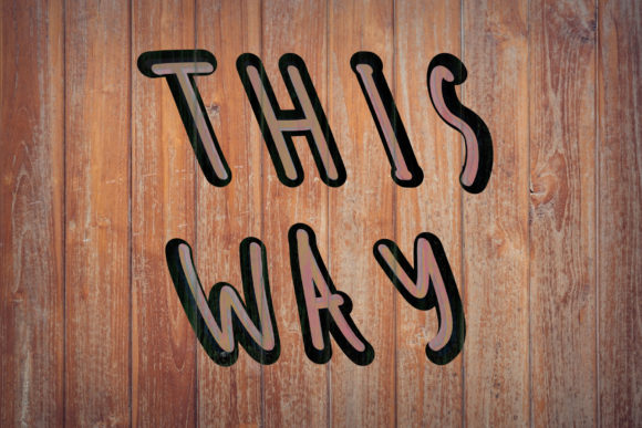 This Way: A Handwritten Font for Editorial Elegance