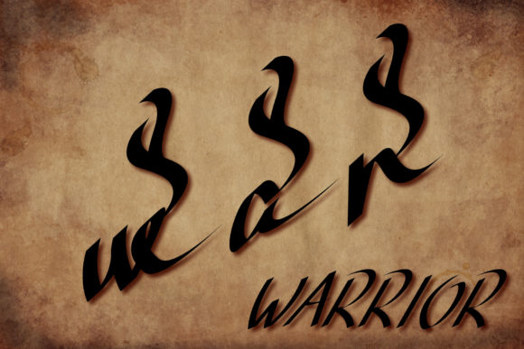 War Warrior: A Handwritten Font That Elevates Your Web Designs